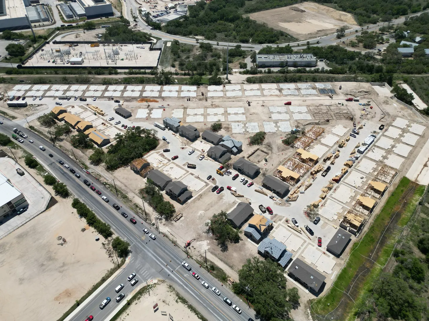 Residential development under construction